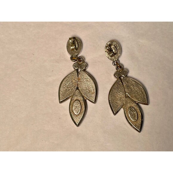 Vintage 1960s St. Labre Indian School Silver & Turquoise Pierced Earrings READ - Picture 4 of 6